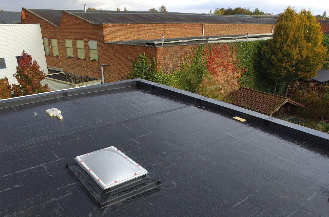 Flachdach - Draufsicht