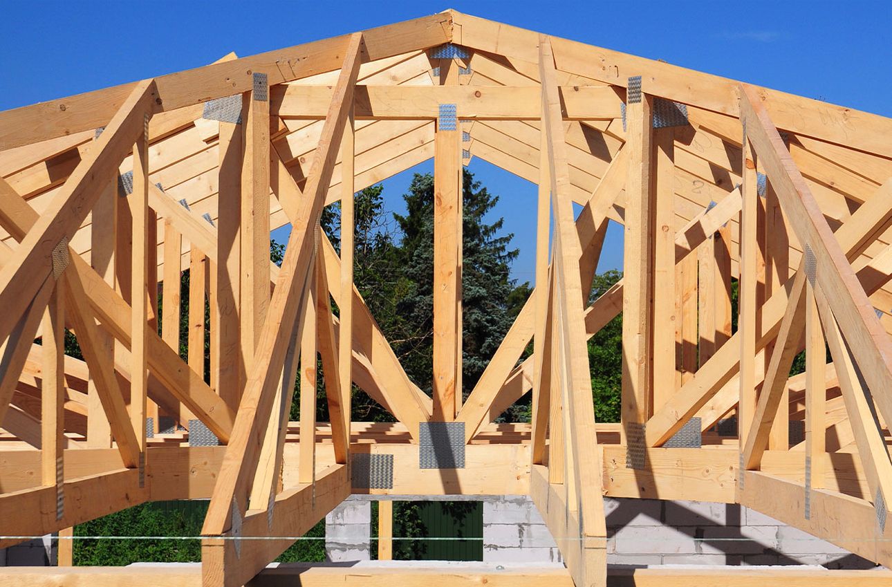 Zimmereiarbeiten - Dachkonstruktion aus Holz